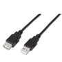 Aisens Cable de Extensión USB 2.0 Tipo A Macho a Hembra, 3m, Negro